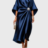 Shira Satin Shimmer Dress