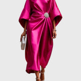 Shira Satin Shimmer Dress