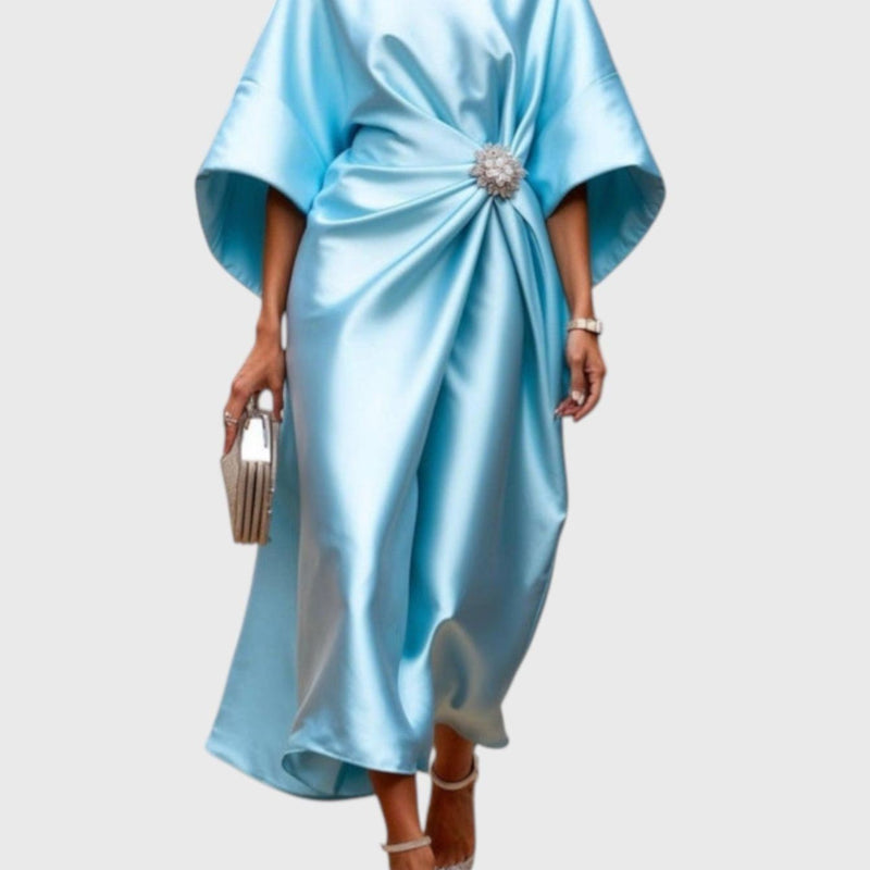 Shira Satin Shimmer Dress