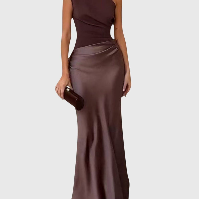 Gal One-Shoulder Maxi Dress
