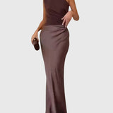 Gal One-Shoulder Maxi Dress