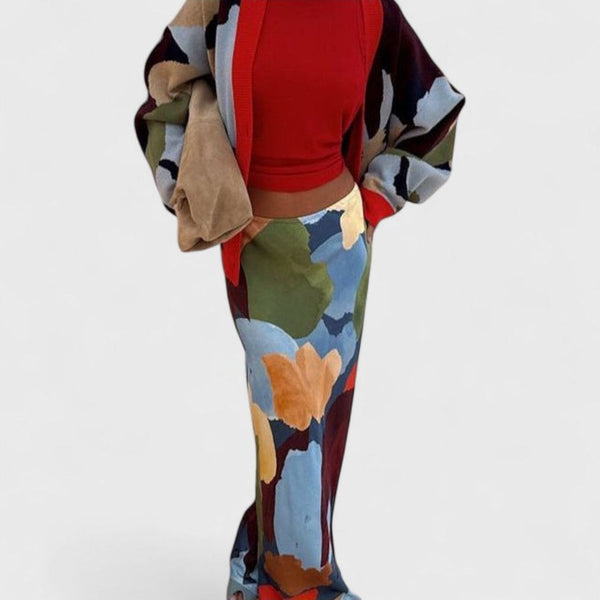 Yarden Geometric Knit Jacket