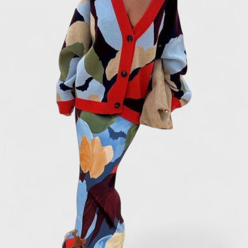 Yarden Geometric Knit Jacket