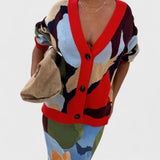 Yarden Geometric Knit Jacket