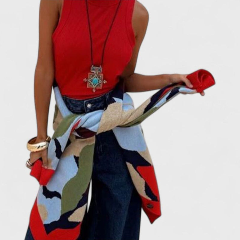 Yarden Geometric Knit Jacket