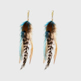 Yaara Boho Feather Earrings