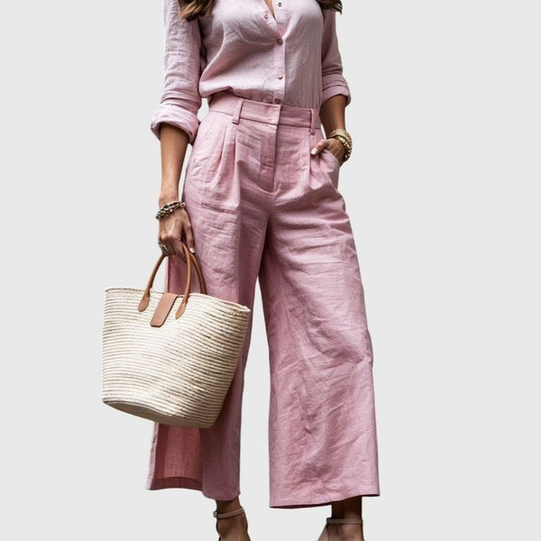 Blush Linen Set
