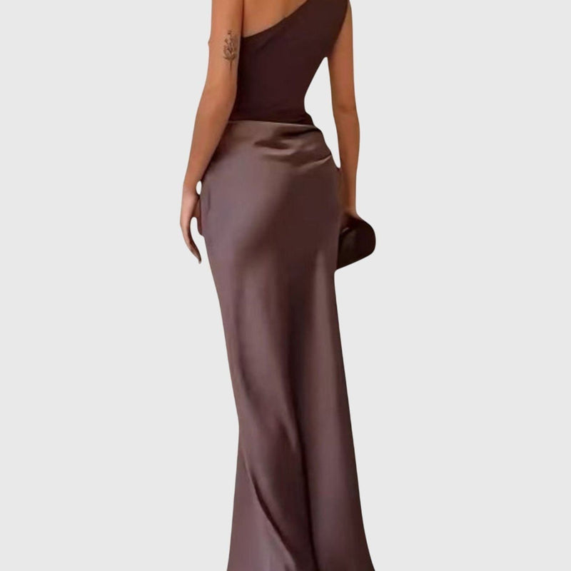 Gal One-Shoulder Maxi Dress