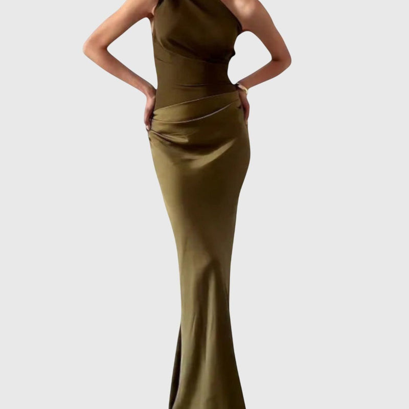 Gal One-Shoulder Maxi Dress