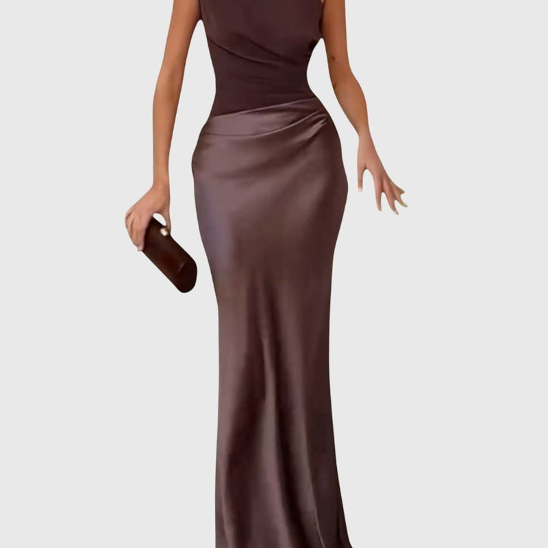 Gal One-Shoulder Maxi Dress