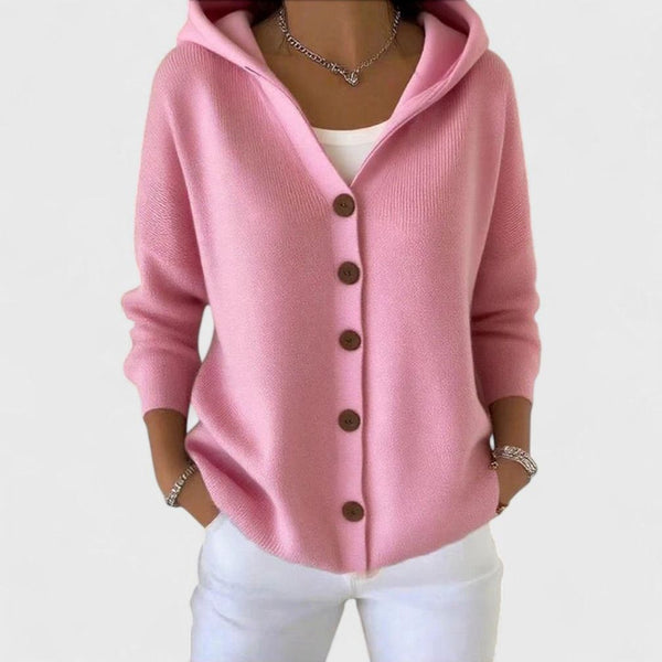 Hadar Cotton Long-Sleeve Cardigan