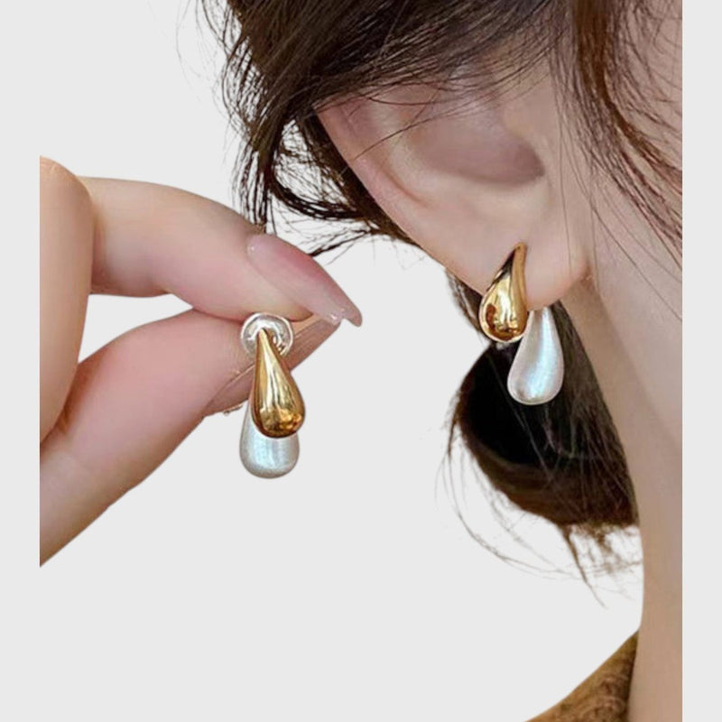 עגילי טיפה צרפתיים של נועה