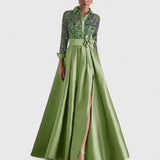 Maayan Satin Maxi Dress