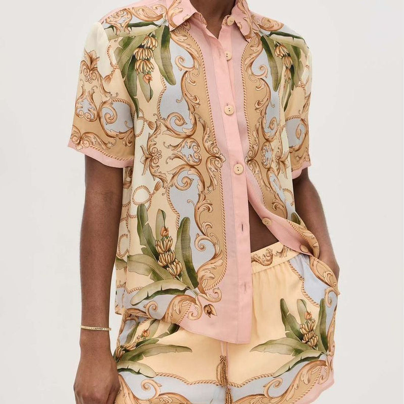 Noa Botanical Print Two-Piece Set