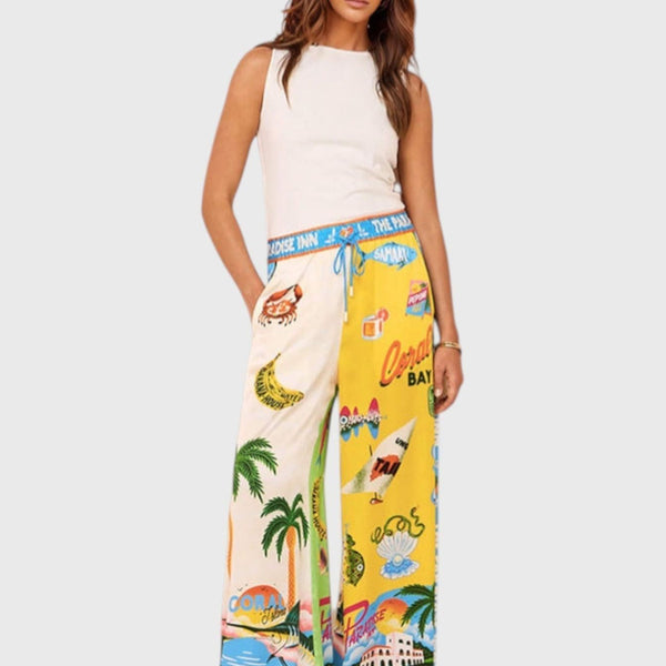 Sunny Vibes Two-Piece Pants