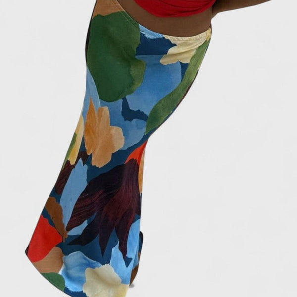 Abstract Geometric Pattern Skirt