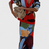 Yarden Geometric Knit Jacket