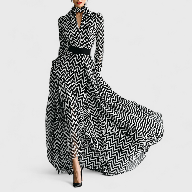 Yaara Chiffon Maxi Dress