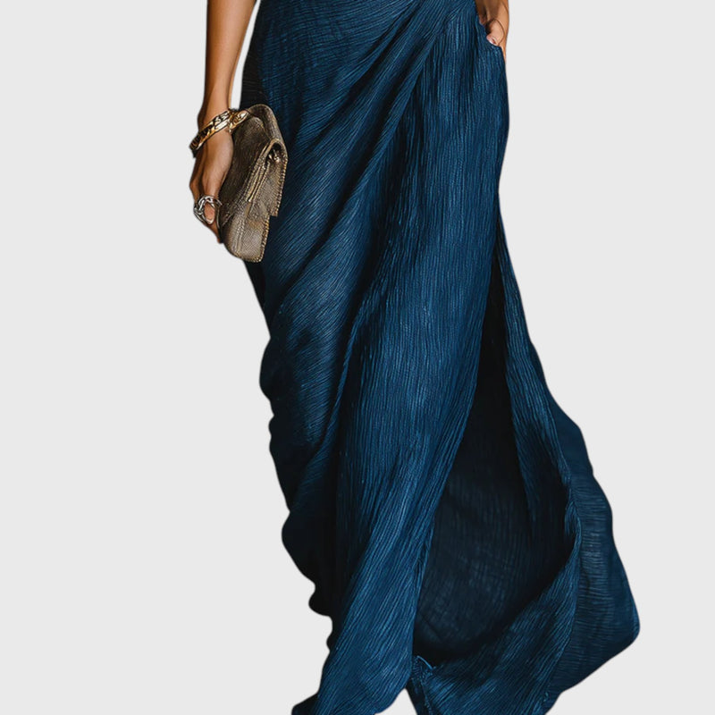Noga Blue Linen Set