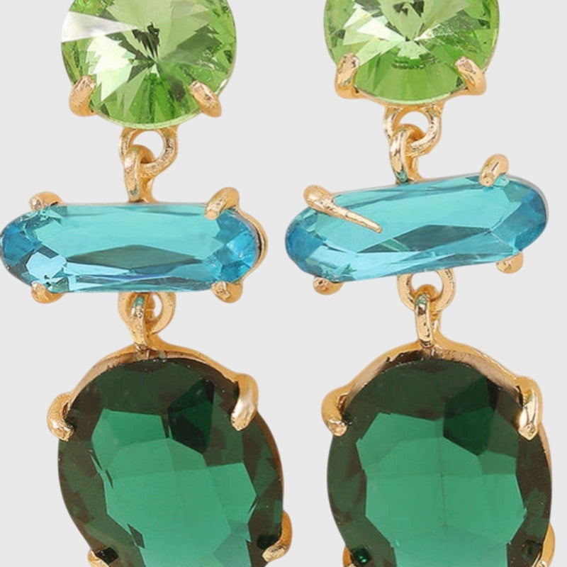 Roni Faceted Diamond Earrings