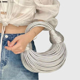 Maya Stylish Gold Bag
