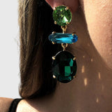 Roni Faceted Diamond Earrings