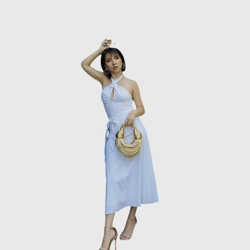 Maya Stylish Gold Bag