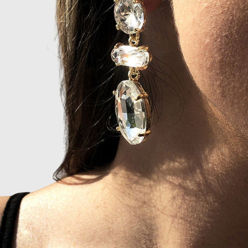 Roni Faceted Diamond Earrings