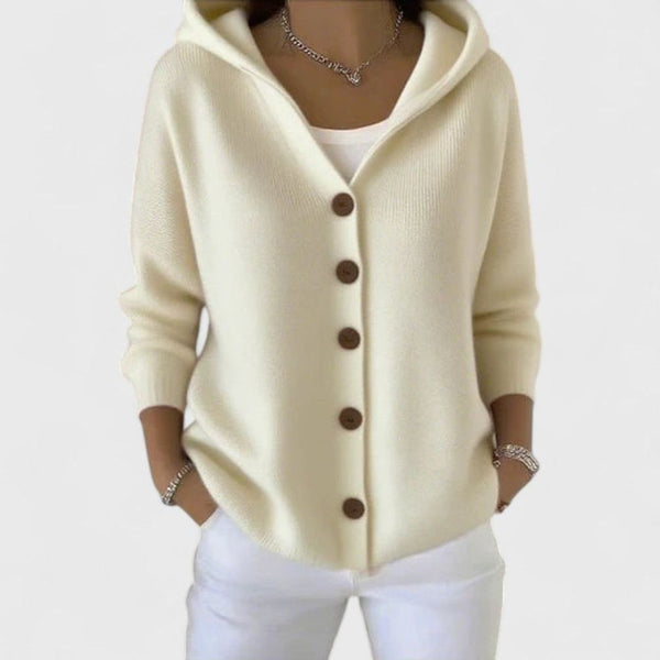 Hadar Cotton Long-Sleeve Cardigan