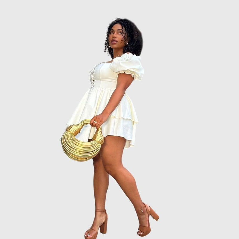 Maya Stylish Gold Bag
